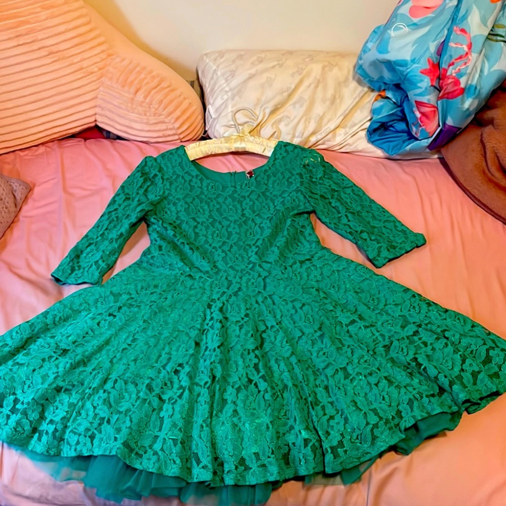 Green Lacy Dress